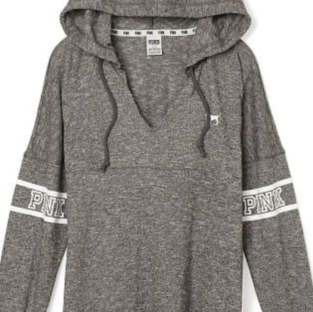 PINK beach hooded tunic